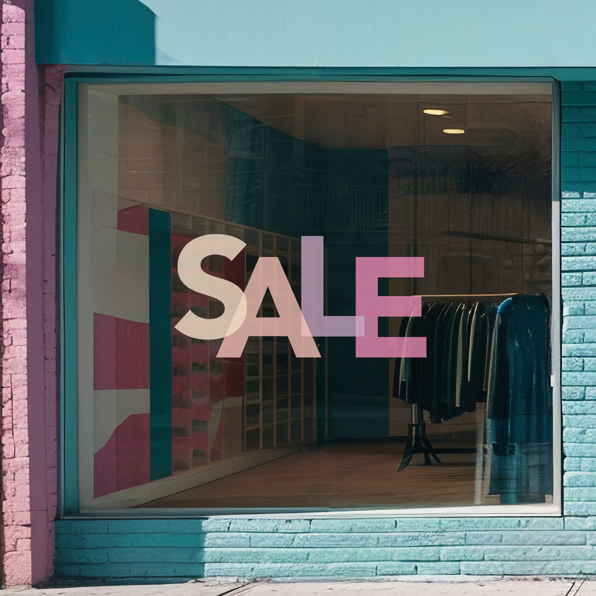 Bold Window SALE Display Decal