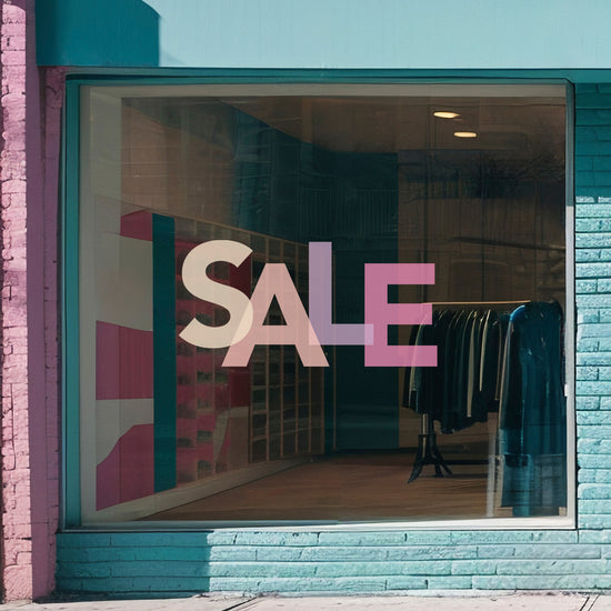 Bold Window SALE Display Decal
