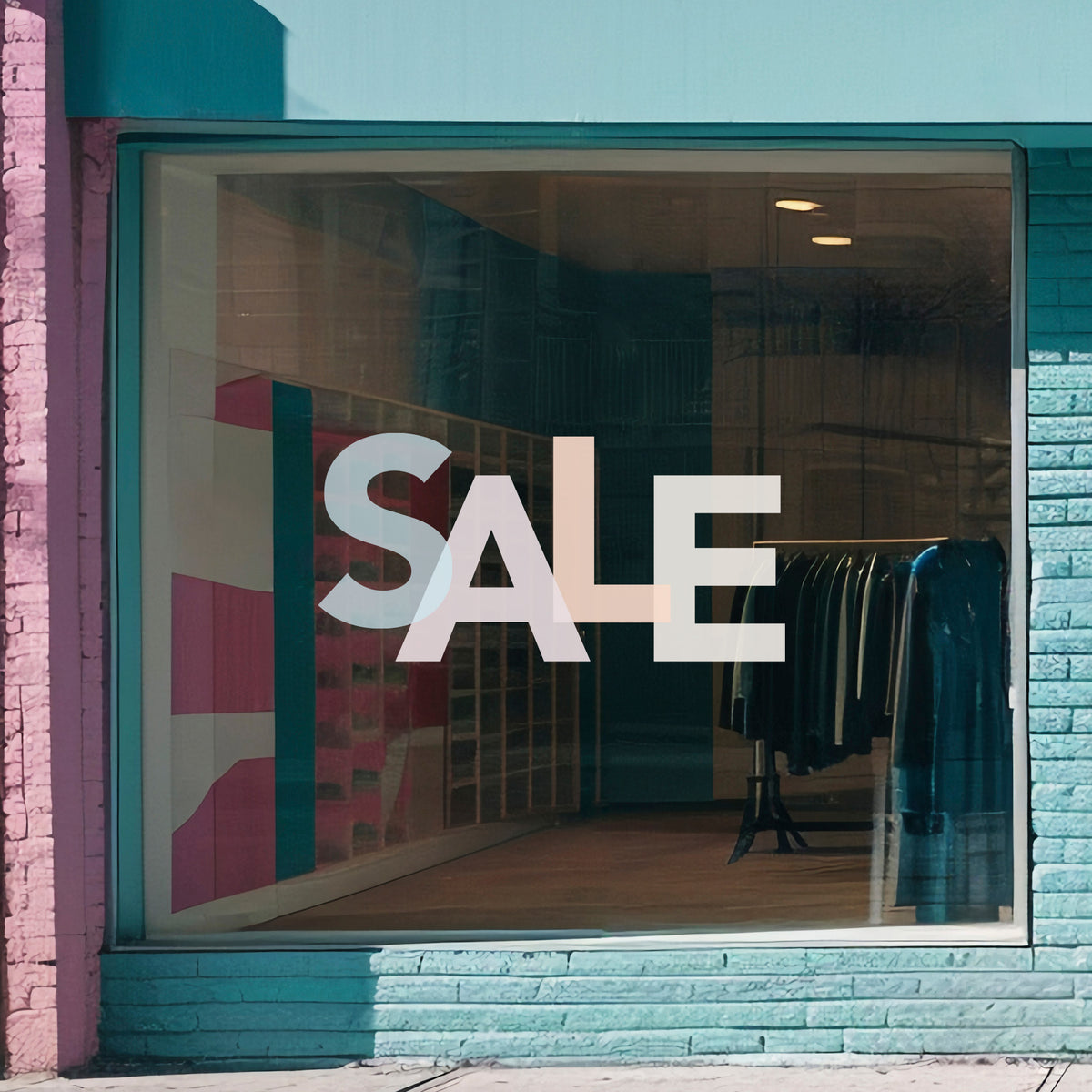 Bold Window SALE Display Decal