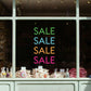 Set of 4 Sale Retail Vinyl Window Graphics