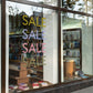Set of 4 Sale Retail Vinyl Window Graphics
