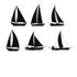Sailing Boat Wall Sticker Sample
