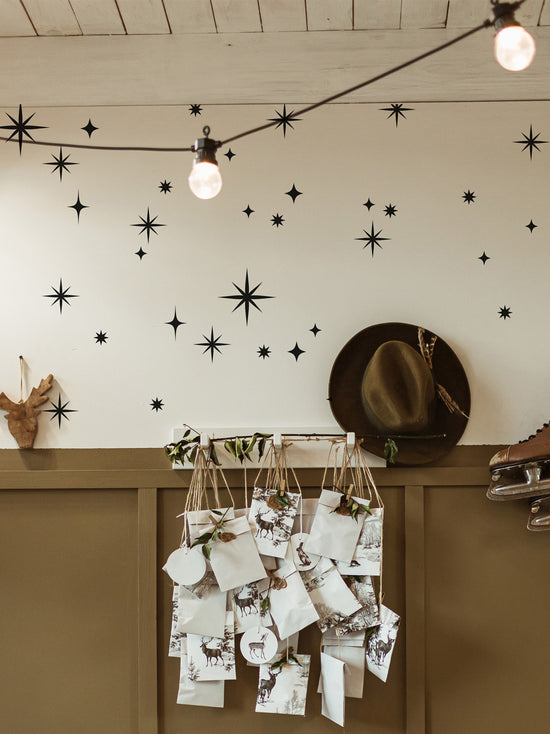 Joanie & Jeanie - Twinkly Stars Wall Stickers