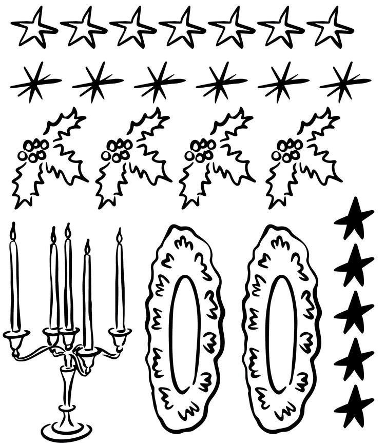 Stars-and-Holly-Tablecloth-Sticker-Sample