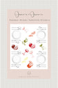 Joanie & Jeanie - Summer Drinks Tablecloth Stickers (Set Of 10)