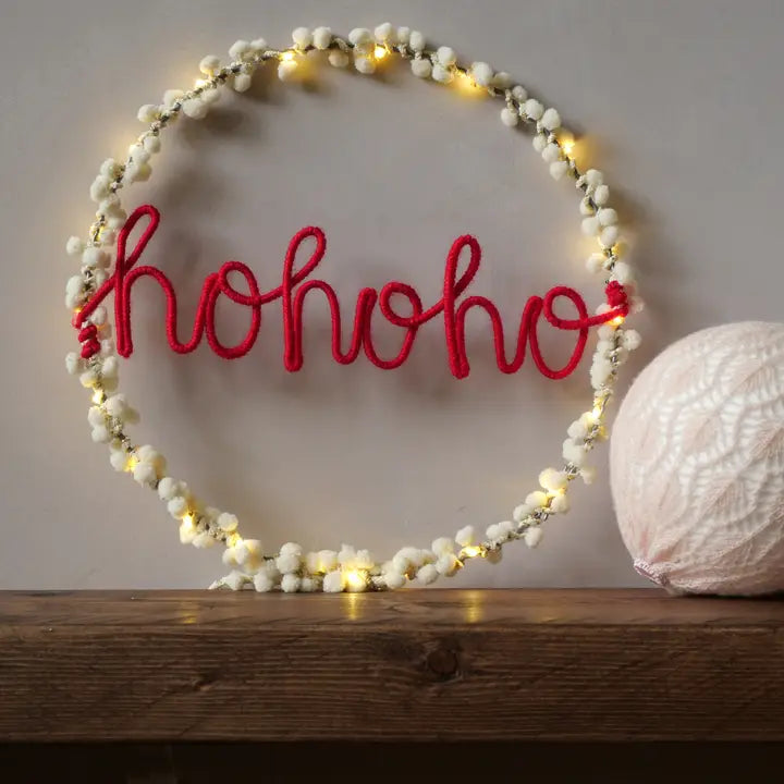 White-Fairy-Light-Wreath-Ho-Ho-Ho