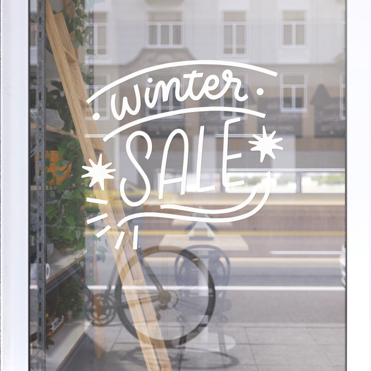 Handrawn Winter Sale Retail Graphic