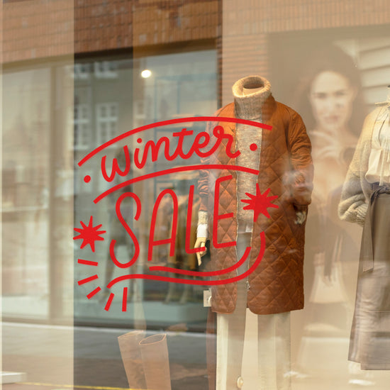 Handrawn Winter Sale Retail Graphic