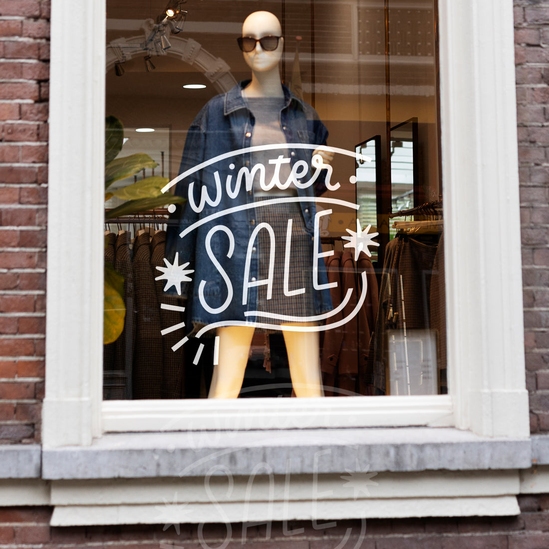 Handrawn Winter Sale Retail Graphic