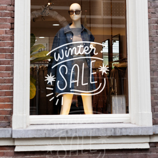 Handrawn Winter Sale Retail Graphic