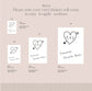 Initial Arrow Heart Wedding Vinyl Lettering for Mirrors and Signs