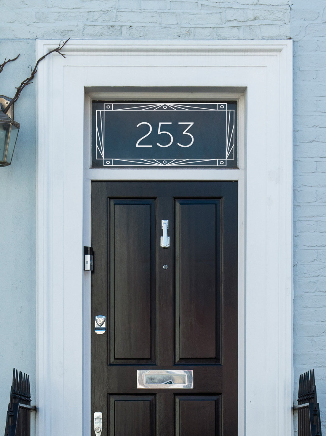 Art Deco Door Number Sticker Decal