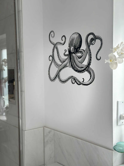 Octopus Wall Sticker - Small