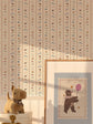 Circus Characters Stripe Self Adhesive Wallpaper & Vinyl Wrap