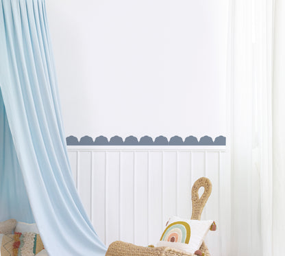 Doily Scallop Border Wall Stickers