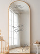 Dove and Bow Welcome Wedding Vinyl Lettering for Mirrors and Signs