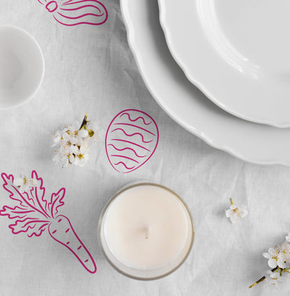 Easter Tablecloth Permanent Stickers