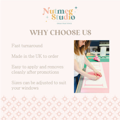 why choose us to make your wall stickers