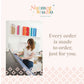 Personalised Christmas Family Wreath Wall Sticker