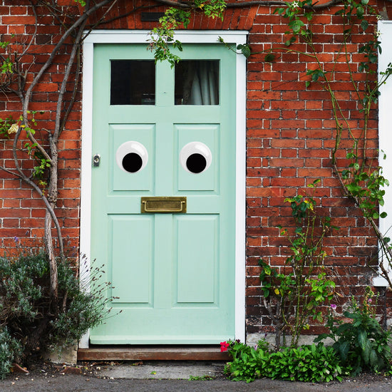 Halloween Googly Eyes Door Sticker