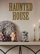 Joanie & Jeanie - Haunted House Wall & Door Stickers