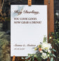 Hey Darling - Personalised Wedding Vinyl Lettering for Mirrors & Signage