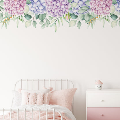 Hydrangea Border Wall Sticker