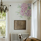 Hydrangea Floral Corner Wall Sticker