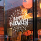 Webbed Happy Halloween Retail Window Vinyl