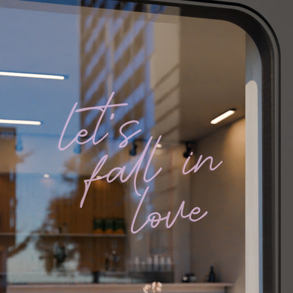 Pink sign with &