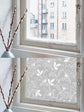 Joanie & Jeanie  - Lotus Flower Patterened Frosted Window Film