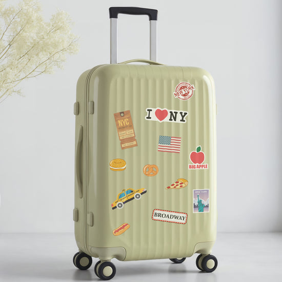 New York Luggage Sticker Set