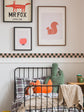 Joanie & Jeanie - Chequered Self Adhesive Border Sticker Decal