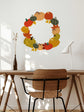 Joanie & Jeanie - Pumpkin Wreath Wall Sticker