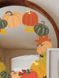Joanie & Jeanie - Pumpkin Wreath Wall Sticker