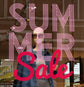 Retro Summer Sale Retail Window Vinyl