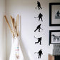 Set of 6 Hockey Player Wall Stickers