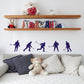 Set of 6 Hockey Player Wall Stickers