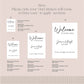 Welcome to Our Love Story Wedding Vinyl Lettering for Mirrors and Signs