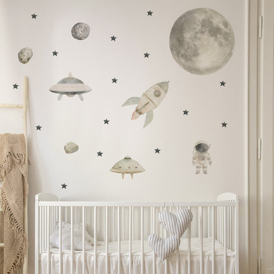 Joanie & Jeanie Starry Space Wall Sticker Set