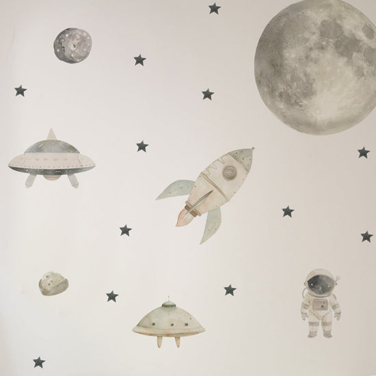 Joanie & Jeanie Starry Space Wall Sticker Set