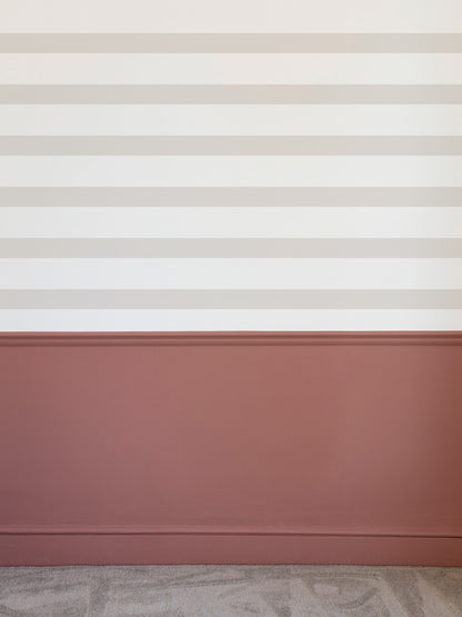 Set of 8 Wide Stripes Wall Stickers
