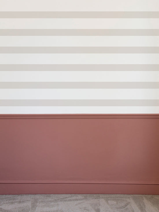 Set of 8 Wide Stripes Wall Stickers