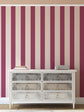 Set of 8 Wide Stripes Wall Stickers