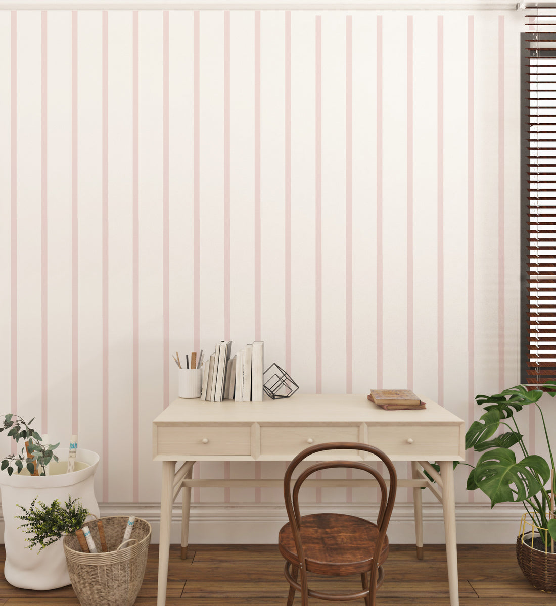 Set of 8 Thin Stripes Wall Stickers