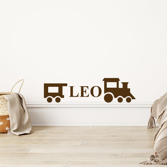 Personalised Train Name Wall Sticker