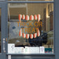 Trick or Treat Fangs Retail Window Graphics