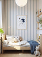 Set of 8 Wide Wavy Stripes Wall Stickers