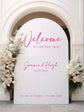 Welcome to Our Love Story Wedding Vinyl Lettering for Mirrors and Signs