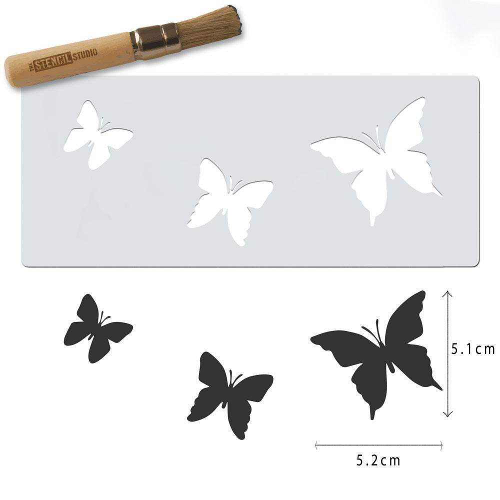Butterflies stencil for Children&